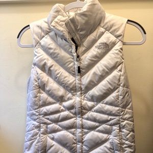 North Face White Vest